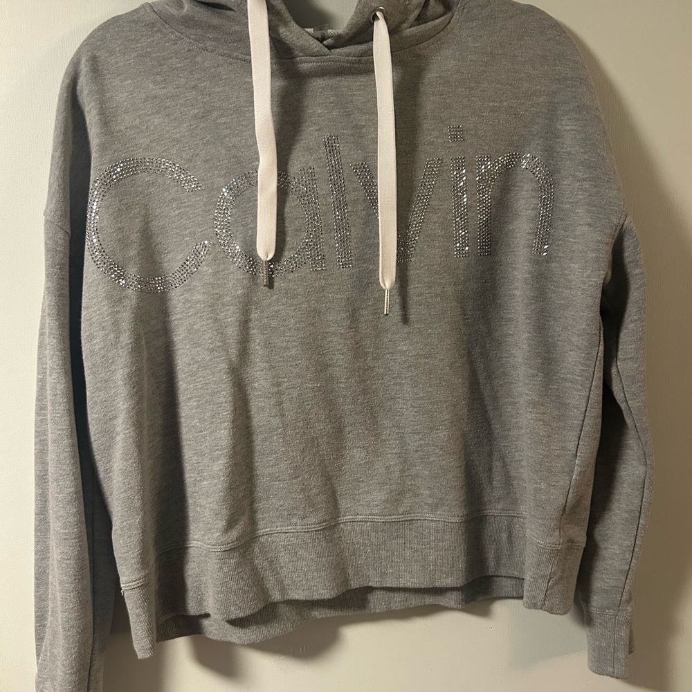 Calvin Klein Heather Gray Women's Hoodie